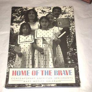Home of the brave contemporary American immigrants hardback coffee table book